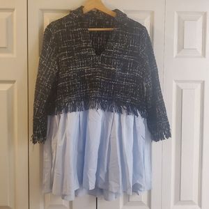 ZARA Dress Tweed and Cotton size S